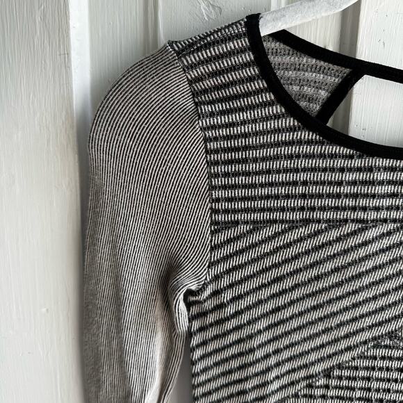 Free People Striped Keyhole Bodycon Mini Dress NWT - Picture 4 of 8